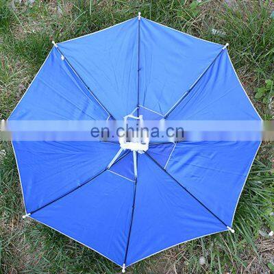 Wholesale Outdoor Large Cycling Fishing Beach Camping Head Umbrella Women Men Kids Rib Sun Rain Umbrellas Hat