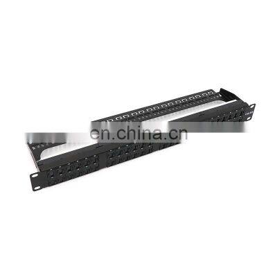 MT-4026 Hot-sale Products Detachable 1U 48port 19 Inch Blank Patch Panel With Cable Manger photo-3