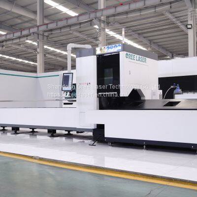 Tube metal special use fiber laser cutting machine
