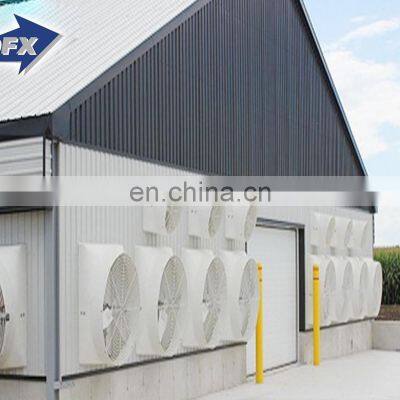 Prefabricated Construction Galvanized Steel Structure Poultry Farm Plan photo-3