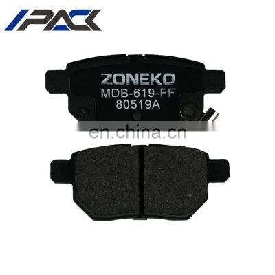 Auto Parts Rear Brake Pad 04466-47080 04466-47020 Rear Brake Pad For Prius ZVW30