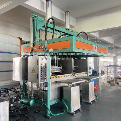 Automatic Double-cyclinder Two Station Forming Machine to Make the Paper Tray Product photo-3