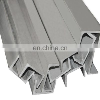 standard u channel cold rolled stainless steel 430 channel bar for buildings