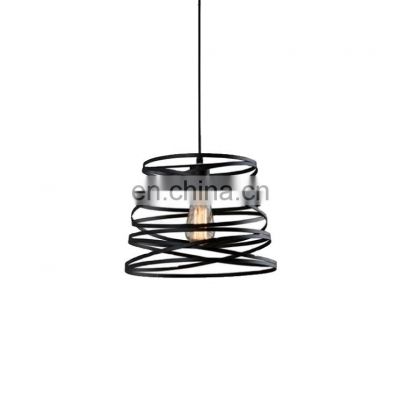 HUAYI Modern Luxury Iron Restaurant Hanging LED Pendant Lamp Chandelier For Home