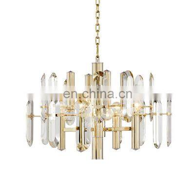 Guzhen Lighting Manufacturers Indoor Decoration Chandelier Clear Crystal Glass Pendant Lighting Fixture for Villa photo-2