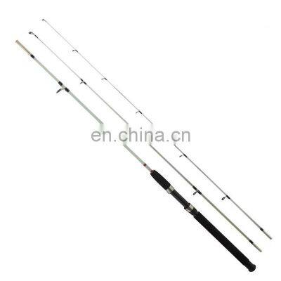 Byloo 1.5m transparent solid fiberglass two section spinning shrimp rod fishing sea deep water