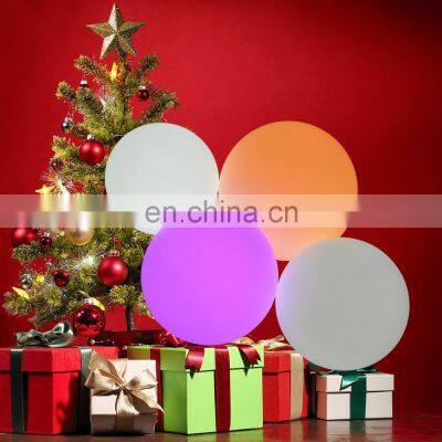 pool float ball led lmpara decorativa Christmas lights garden led remote control light table lamps