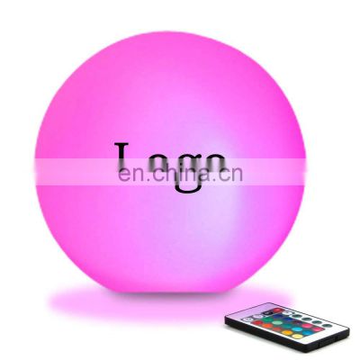 Outdoor Glowing ball Dia 30cm LED Lawn lamp luminous sphere For Landscape lights hotel bar LED garden decoration lights