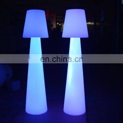 funky floor lamps /Remotely control other bar furniture 16 colors led lighting garden plastic led lamps home decor