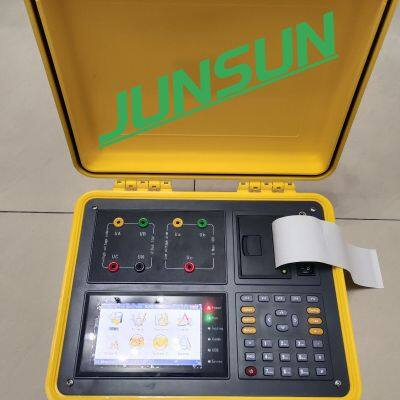 Portable Digital 3 Phase TTR Tester Three Phase Power Transformer Turns Ratio Meter Turn Ratio Test Set