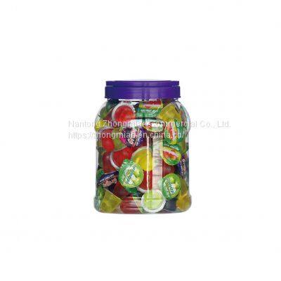 Sweet Fruit Jelly Cup and Fruit Shape Jelly Konjac Jelly in Jar and Toy Jars Tiktok Candy Trends