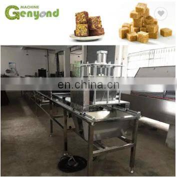 export organic jaggery cube and powder making machine with brown sugar packing machine