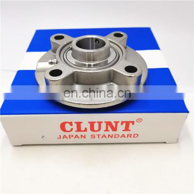 Super SUCFC series bearing SUCFC207 Stainless Steel Flange Unit Pillow Block Ball Bearing SUCFC207-20 SUCFC207-21 SUCFC207-22