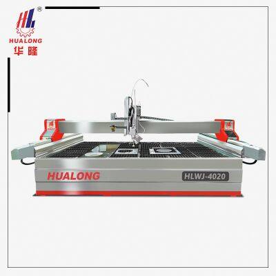 High Pressure CNC Waterjet Cutter High Speed 5 Axis Water Jet Stone Concrete Cutting Machine