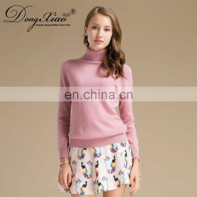 Erdos High Quality Turtleneck 12gg Basic Thickness Cashmere Sweater for Women