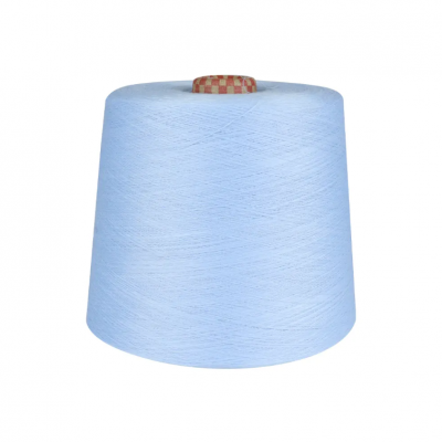 Low price 20/1 ne carded cotton yarn ne14/1 16s/1 dyed cvc 60/40 pc 65/35 blended yarn for socks knitting embroidery