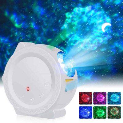 Rechargeable Star Projection 3 in 1 Galaxy Projector Night Light Music Sync Sky Starry Moon Star Galaxy Projector for kids room