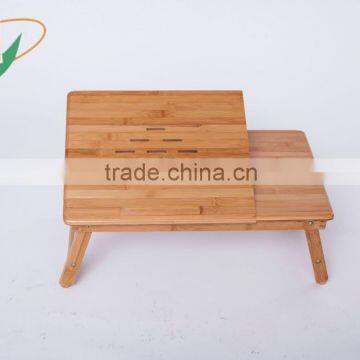 New beautiful design bamboo laptop table bed computer desk