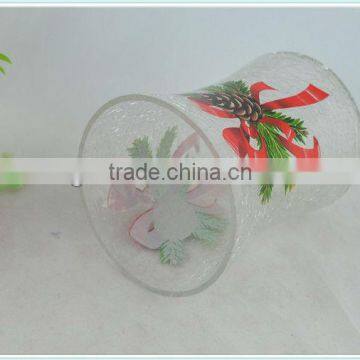 plain glass candle holders