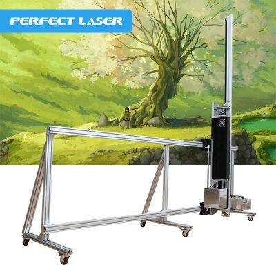 9600dpi CMYK Light Weight UV Vertical Wall Printing Machine