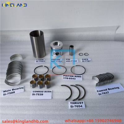 3066 engine overhaul gasket repair kit piston liner bearing valve For CAT