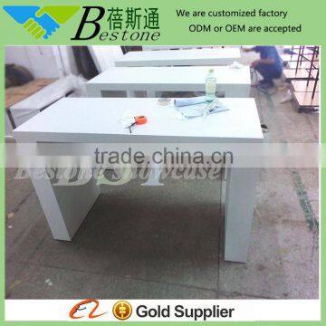 luxury double people used nail table for sale