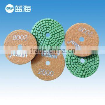 High efficiency diamond polishing pads for marble,granite