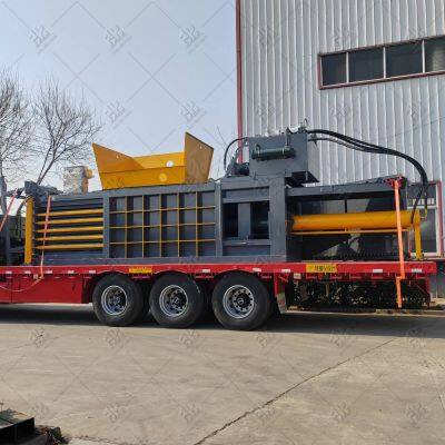 80T Horizontal Hydraulic Packer For Compressing Waste Paper Package Machine photo-2