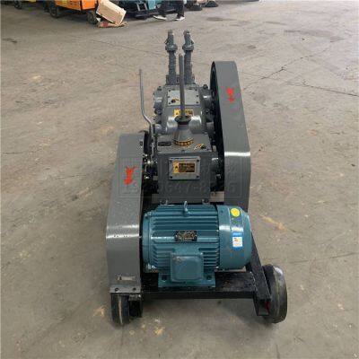 Wanli Double-cylinder and Double-fluid Variable Cement Slurry Grouting Pump, Bridge Foundation Pit Reinforcement Grouting Machine, Multi-gear Adjustable Grouting Machine