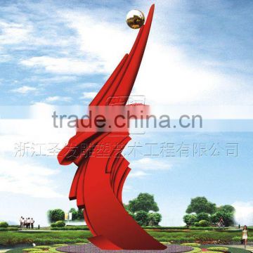 customize sculpture China Regional Feature and Metal,Stainless steel Material metal garden atrs