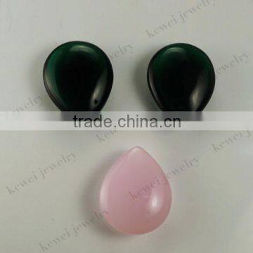 Differen size and color water drop shape glass beads