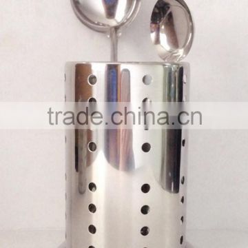 Stainless steel kitchen utensil holder