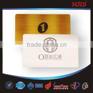 MDM8 wholesale reasonable exporting metallic cards custom business card stylish metal vip card