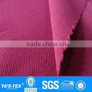 polyester yarn dyed 4 way spandex sportsuit fabric