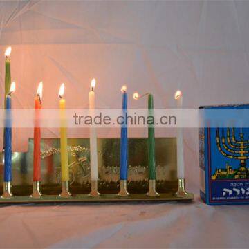 Religious candles in 7 colors Hannuka candle