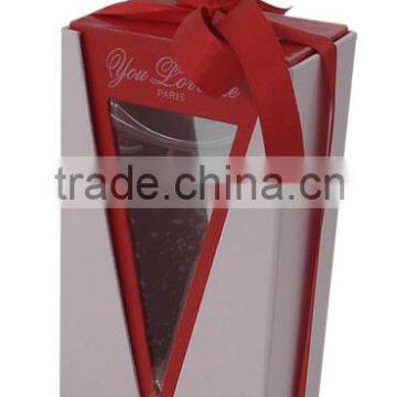 Top Grade Large Boxes Promotion Paris Paper Perfume Decorative Christmas Gift Packaging Box With Die Cut EVA InLaid P1042