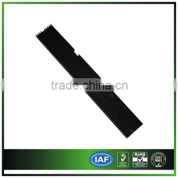 Aluminium Extrusion Heat sink with anodized black for LED lighting