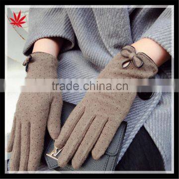 Ladies Fangle New Style Spandex Velvet Gloves With Wholesale Price photo-3