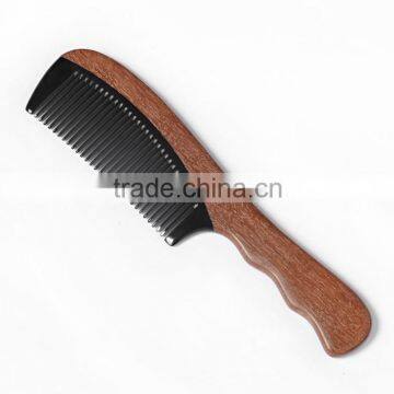 Natural red sandalwood wood crafts creative horn comb