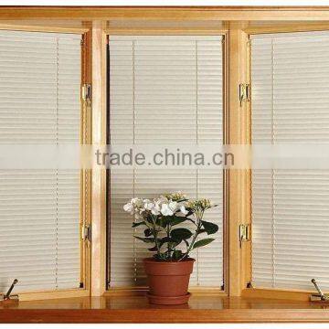 High Quality Waterproof Wood Double Glass Windows / Window Grill Design