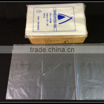 Clear flat ldpe plastic poly bag