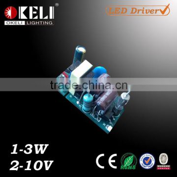 LED Driver With Output 1-3W 2-10V 300MAH