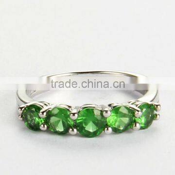 Wholesale Engagement Rings with a Green Stone