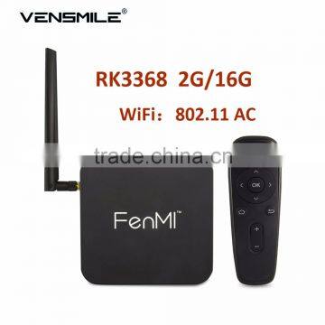 3D smart tv box octa core tv box rk3368,16G android smart tv box rk3368 minix neo u1 than better fenmi x1