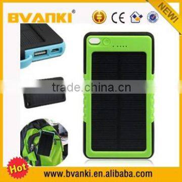 2016 new premium Shenzhen Waterproof Solar Power Bank Mobile Solar Panel Charger Portable Solar USB Power Bank for Cell Phones