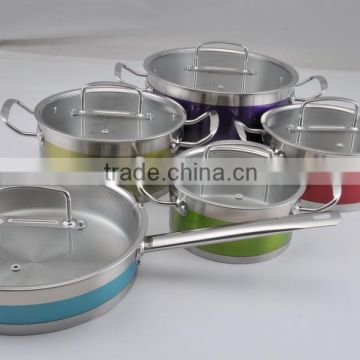 [BSCI Memeber] vegetable shaped Coating Cookware Set