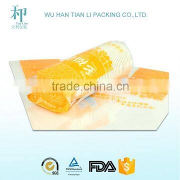 alibaba china OEM factory custom printed self adhesive bag with handle