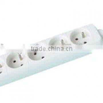 5way normal French socket power strip surge protector