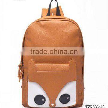 new arrival hot sale fancy fox leather backpack