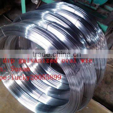 45kg/coil ,1000m length / coil hot dip galvanzied steel wire( factory)